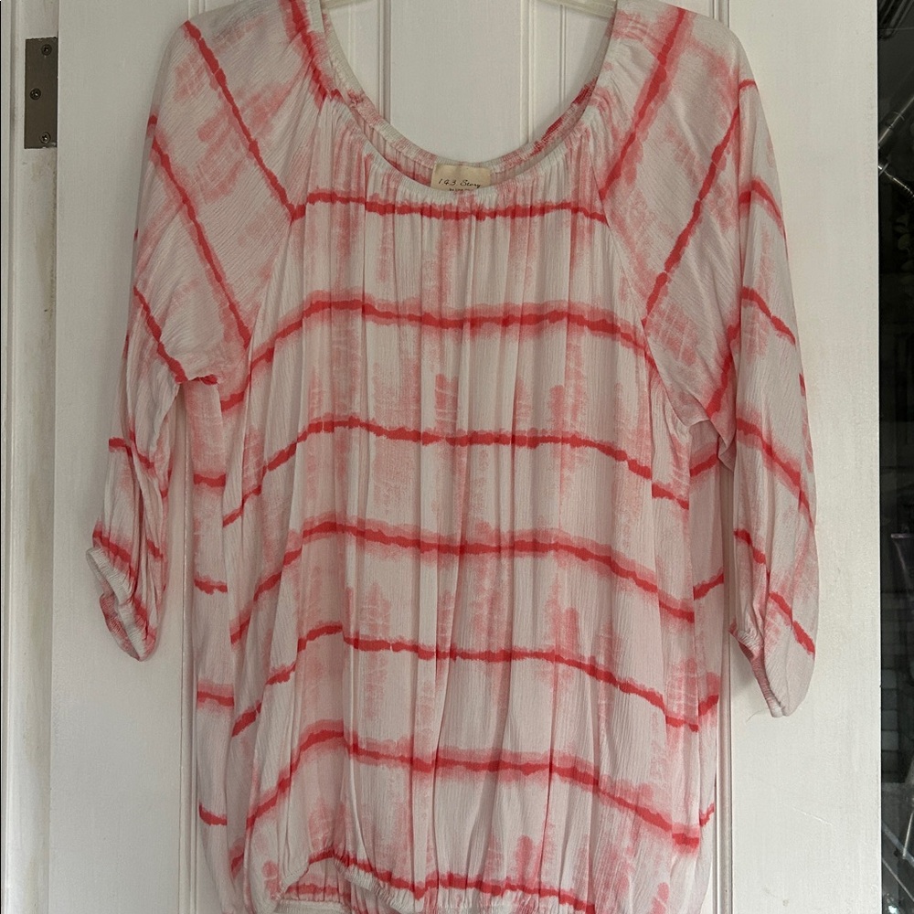 1.4.3 Story tie dyed striped shirt